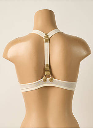 Soutien-gorge effet matière satinée haut soutien-gorge push-up beige MARLIES DEKKERS femme