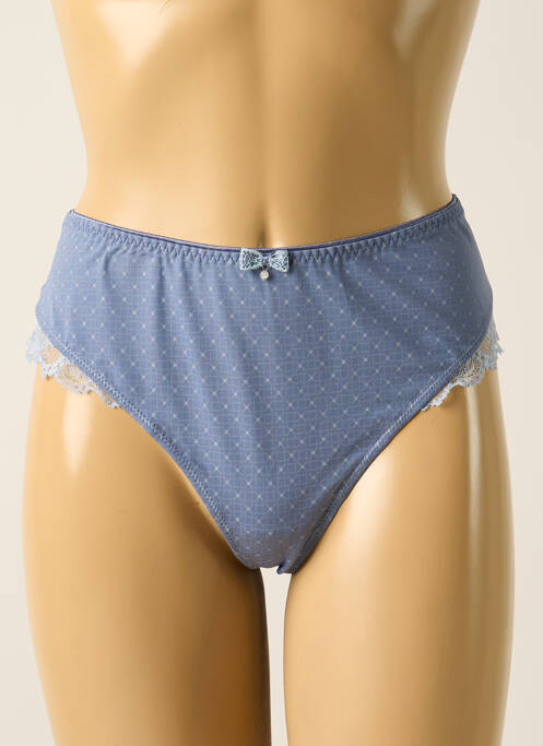 Tanga bleu ULLA DESSOUS pour femme