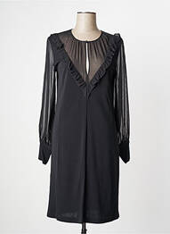 Robe mi-longue manches longues manches longues noir MAX MARA femme