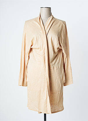 Gilet manches longues stretch beige NOTSHY femme