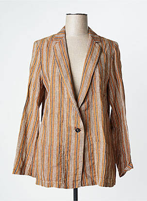 Blazer manches longues marron DIEGA femme