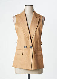 Blazer poches beige HANA SAN femme