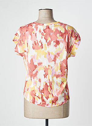 T-shirt stretch manches courtes orange HIGH femme