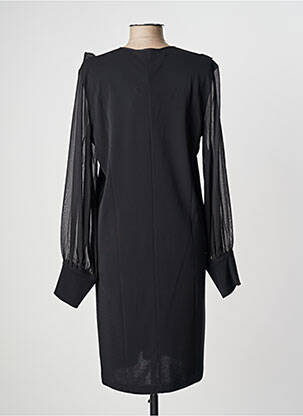 Robe mi-longue manches longues manches longues noir MAX MARA femme