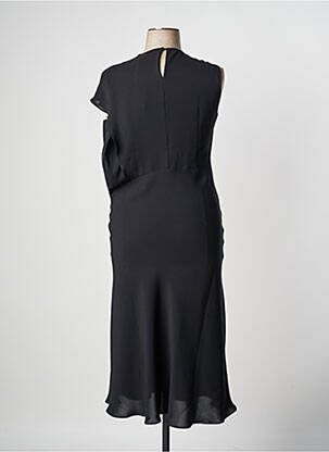 Robe longue manches courtes manches courtes noir MAX MARA femme