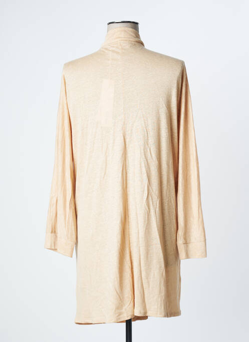 Gilet manches longues stretch beige NOTSHY femme