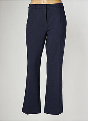 Pantalon droit stretch taille normale bleu MAX MARA femme