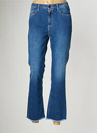 Jean coupe flare stretch taille normale bleu MAYJUNE femme