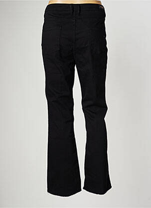 Pantalon droit stretch taille normale noir MAYJUNE femme
