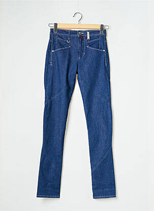 Jeans coupe slim stretch taille normale bleu HIGH femme