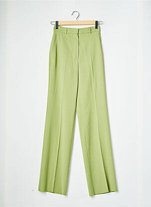 Pantalon droit vert MAX MARA pour femme