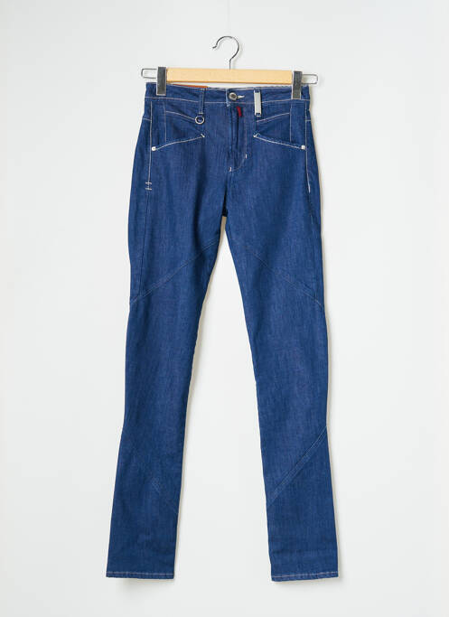 Jeans coupe slim stretch taille normale bleu HIGH femme