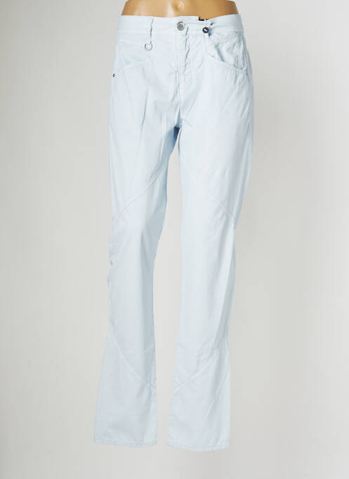 Pantalon droit bleu HIGH pour femme