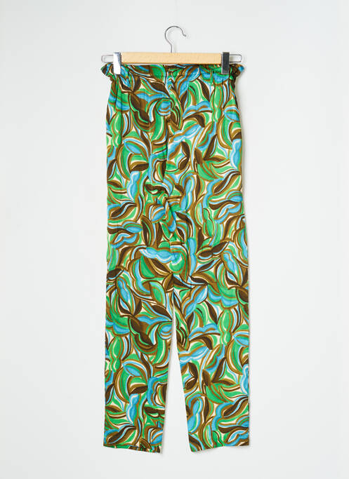 Pantalon droit vert DIEGA pour femme