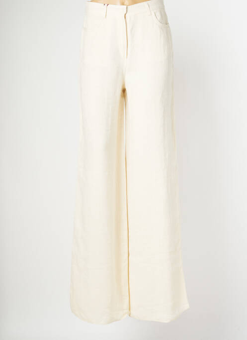 Pantalon large beige MAX MARA pour femme