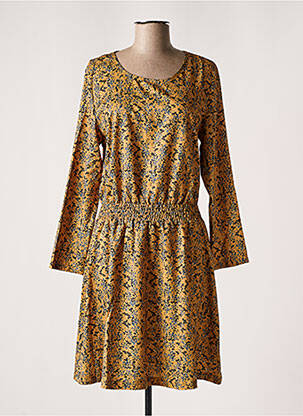 Robe mi-longue jaune CHATTAWAK femme
