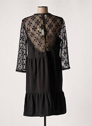 Robe mi-longue noir CHERRY PARIS femme