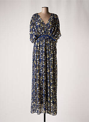 Robe longue bleu CHATTAWAK pour femme