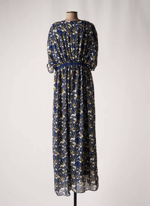 Robe longue bleu CHATTAWAK pour femme