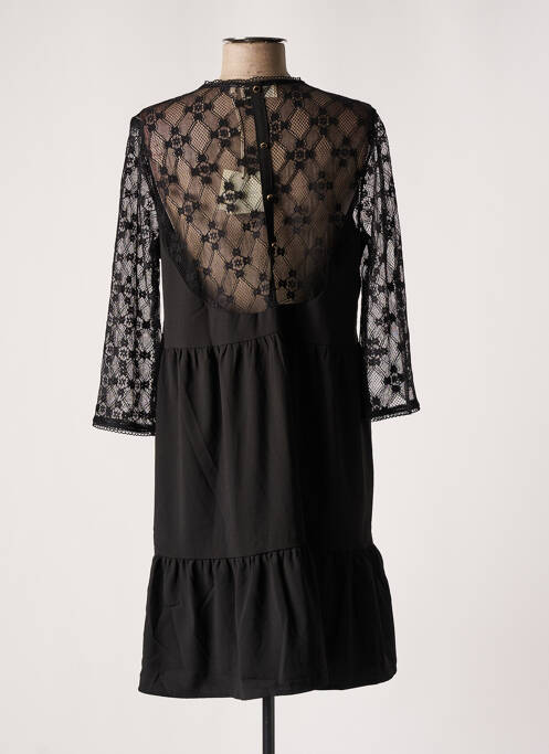 Robe mi-longue noir CHERRY PARIS pour femme