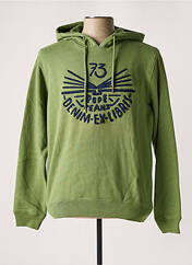 Sweat-shirt à capuche vert PEPE JEANS pour homme seconde vue