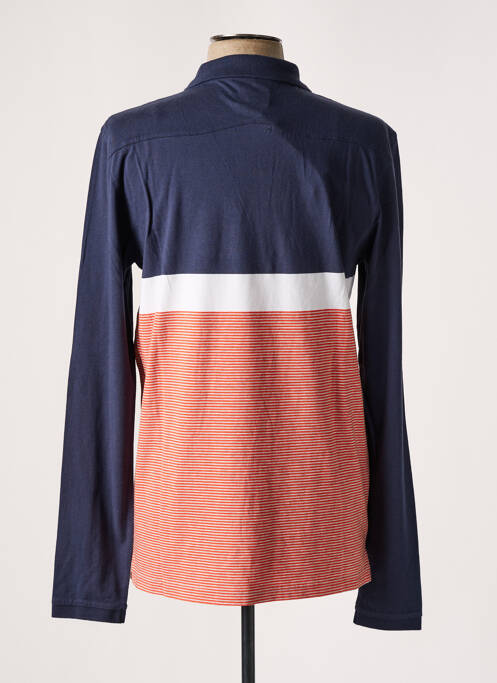 Polo bleu LEE COOPER pour homme