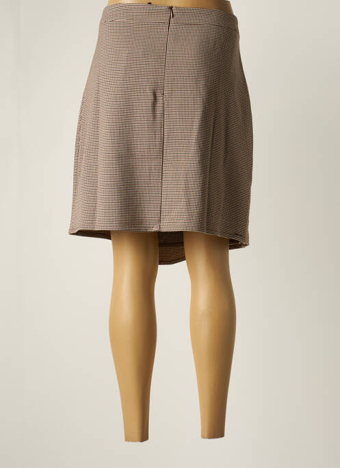 Jupe mi-longue marron CHATTAWAK pour femme