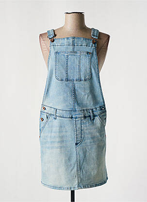 Robe mi-longue fines bretelles fines bretelles bleu GARCIA fille