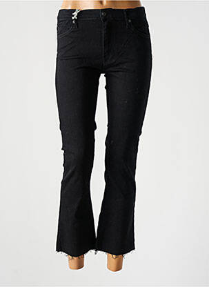 Pantalon droit fermeture zippée sous rabat boutonné taille ajustable noir TEDDY SMITH fille