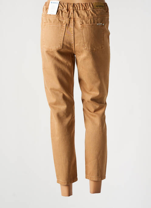 Pantalon slim taille élastique taille élastique beige GARCIA fille