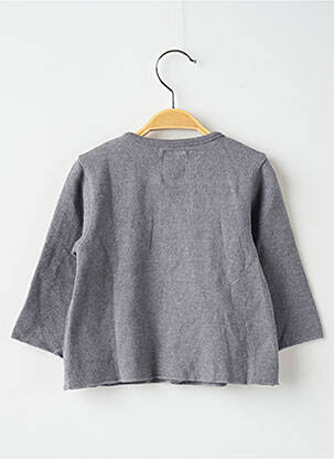 Gilet manches longues gris PLAY'UP fille