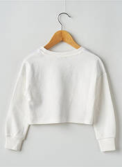 Sweat-shirt blanc TEDDY SMITH pour fille seconde vue