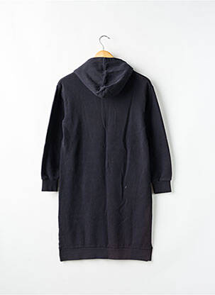 Robe mi-longue col rond manches longues noir HUNDRED PIECES fille