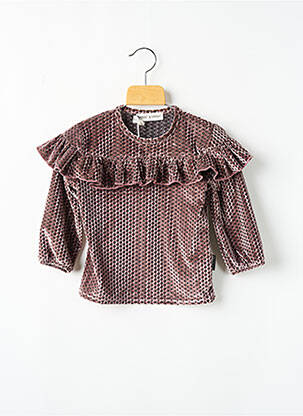 Top coupe droite manches longues violet SPROET & SPROUT fille