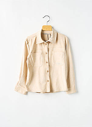 Chemisier manches longues manches longues beige DAILY fille