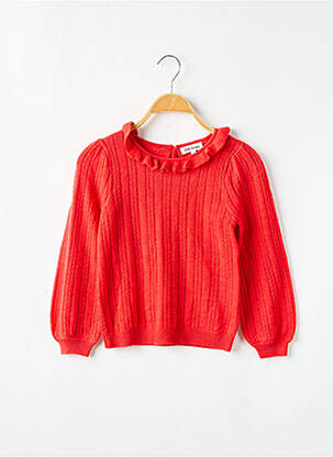 Pull rouge HELLO SIMONE pour fille