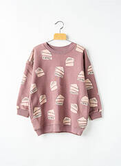 Robe mi-longue marron LETTER TO THE WORLD pour fille seconde vue