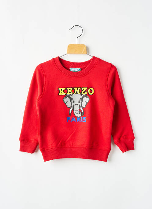 Pull rouge KENZO pour garçon