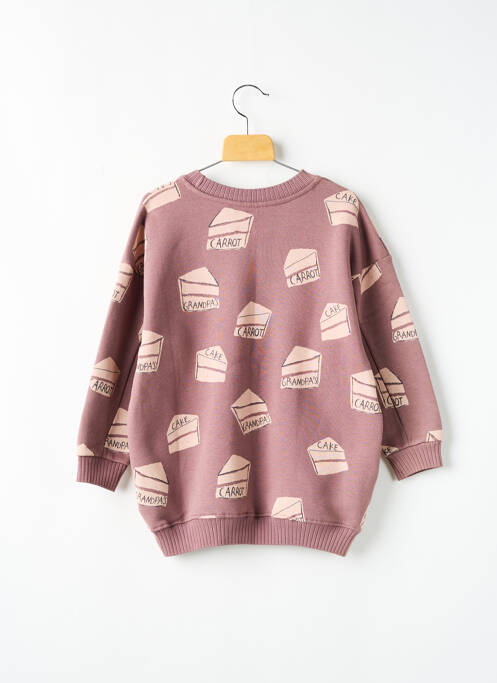 Robe mi-longue marron LETTER TO THE WORLD pour fille