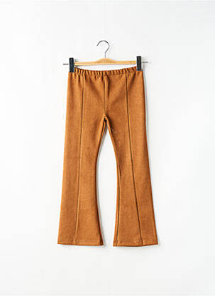 Pantalon flare stretch taille élastique marron SPROET & SPROUT fille