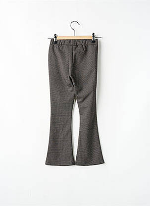Pantalon flare stretch taille ajustable gris DAILY fille