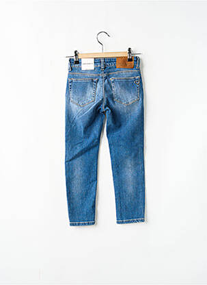 Jeans skinny stretch taille ajustable bleu PLEASE fille