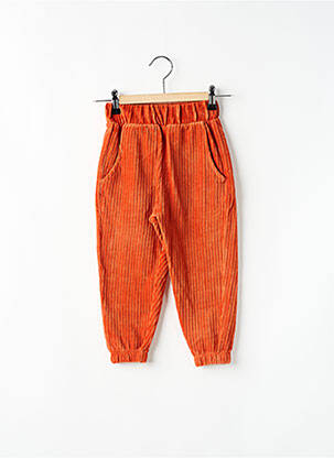 Pantalon droit orange LETTER TO THE WORLD pour enfant