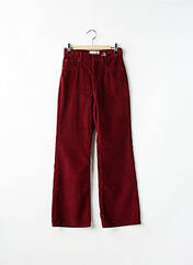 Pantalon droit rouge FINGER pour fille seconde vue