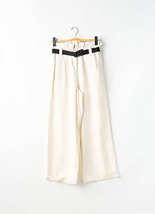 Pantalon large beige DKNY pour fille