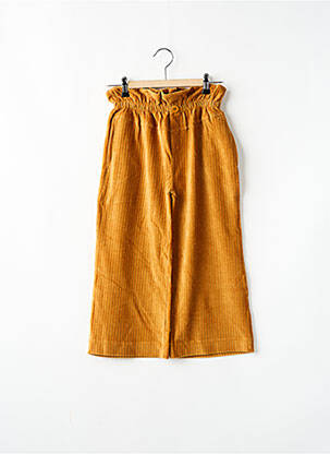Pantalon large jaune LETTER TO THE WORLD pour fille