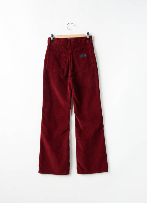 Pantalon droit rouge FINGER pour fille