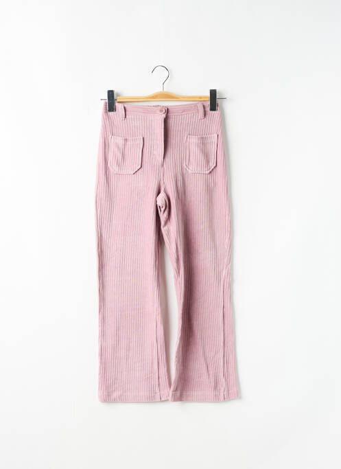 Pantalon flare rose LETTER TO THE WORLD pour fille