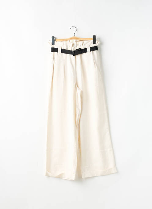 Pantalon large beige DKNY pour fille