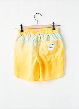 Short de bain tissage popeline jaune HUNDRED PIECES garçon